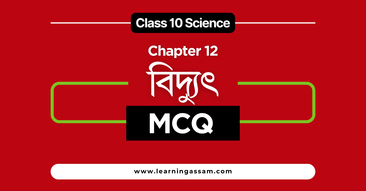 Class 10 Science Chapter 12 MCQ Assamese Medium Question Answer