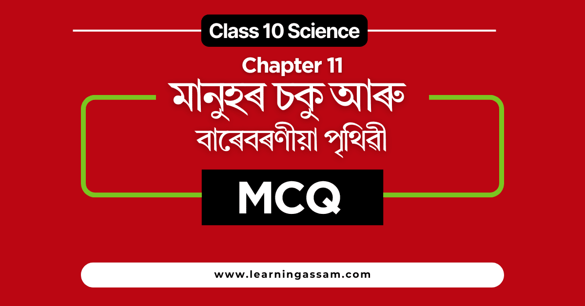 Class 10 Science Chapter 11 MCQ Assamese Medium