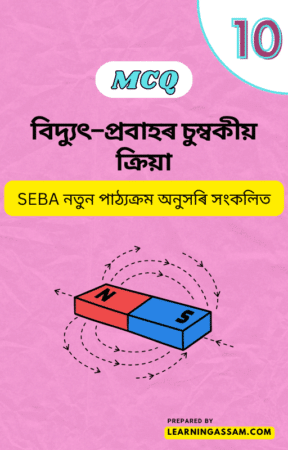 Read more about the article Class 10 Science Chapter 13 MCQ – বিদ্যুৎ–প্ৰবাহৰ চুম্বকীয় ক্ৰিয়া