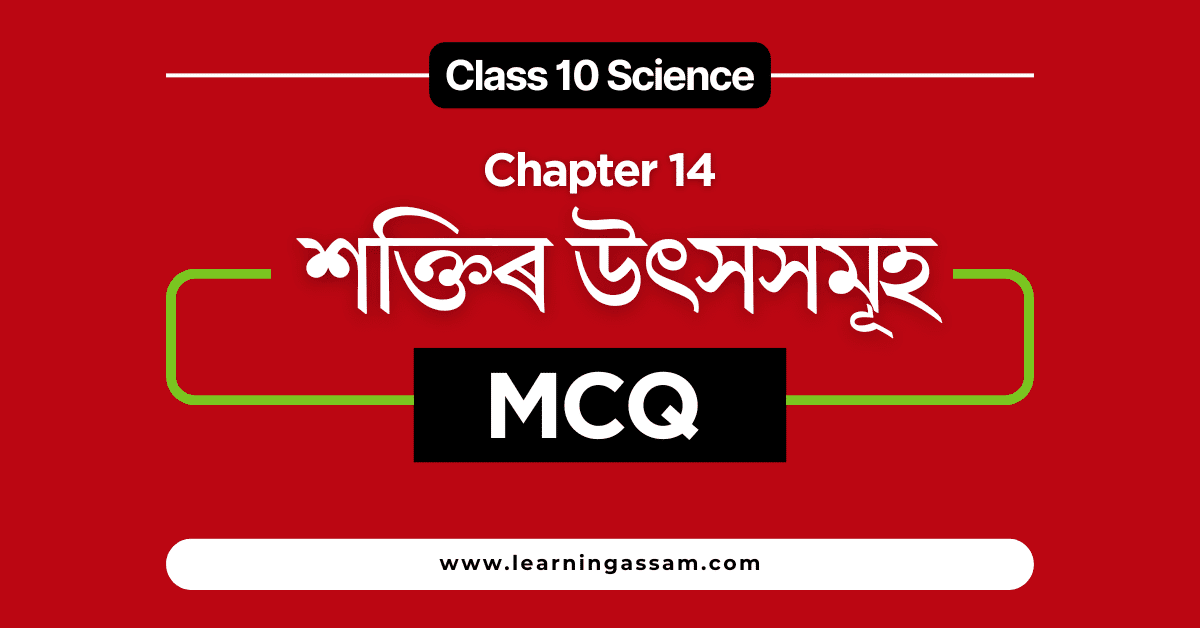 Class 10 Science Chapter 14 MCQ Assamese Medium Question and Answer