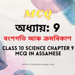 class 10 science chapter 9 mcq assamese medium