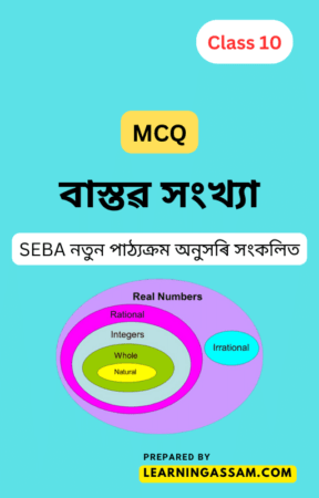 Read more about the article Class 10 Maths Chapter 1 MCQ Assamese Medium – বাস্তৱ সংখ্যা