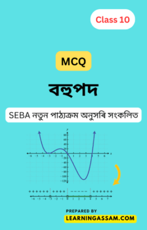 Read more about the article Class 10 Maths Chapter 2 MCQ Assamese Medium – বহুপদ